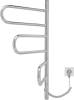 Полотенцесушитель электрический Vincea VTD-1R2CE 44x80 хром фото 4