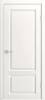 Межкомнатная дверь Мильяна Мадрид-2 полотно Молочно-белое, стекло сатинат светлый 600x2000