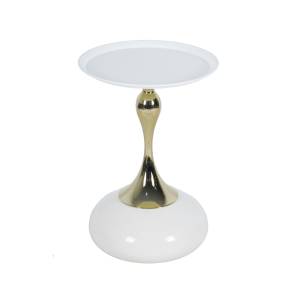 Кофейный столик Bradex Home Angel FR 1026 белый, металл 40x40x55