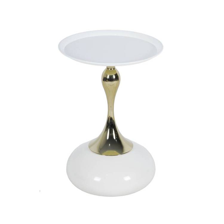 Кофейный столик Bradex Home Angel FR 1026 белый, металл 40x40x55