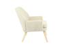 Кресло Stool Group Харви QH-8312K-WL 263-2 dark beige бежевый, деревянные ножки фото 3
