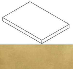 Ступень Italon Continuum 620070002355 Brass Gold Scalino Angolare DX 33x160