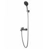 Смеситель для ванны Wonzon & Woghand WW-AE3204-BGG с душевым гарнитуром, темный графит