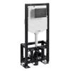 Система инсталляции для унитазов Wasserkraft Dill 61TLT.010.ME.MB04 клавиша черный матовый