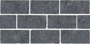 Бордюр Kerama Marazzi Роверелла BR021T серый темный мозаичный 34.5x14.7x0.9