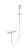 Смеситель для душа Wonzon & Woghand WW-B2026-A-MW с термостатом, белый матовый