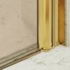 Душевая дверь в нишу MaybahGlass MGD-433-3 профиль золото, стекло бронза матовая, 1980x800 фото 6