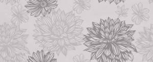 Керамическая плитка Golden Tile Osaka 522251 Flower Серый 20x50
