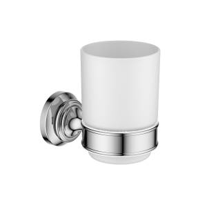 Стакан с держателем Aquatek Классик AQ4504CR хром