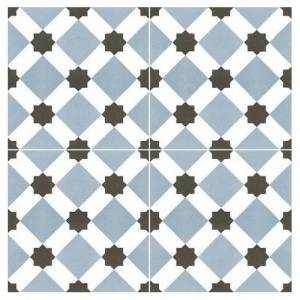 Керамическая плитка Niceker Chic NKR_CH_HO_BLU Howard Blue 45x45