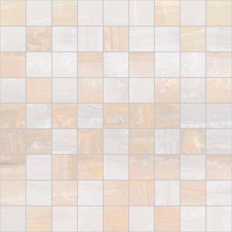 Мозаика Laparet Diadema Бежевый+белый 30x30