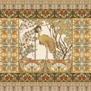 Фреска Ortograf Arabesque 33456 Peacock Флора FLN