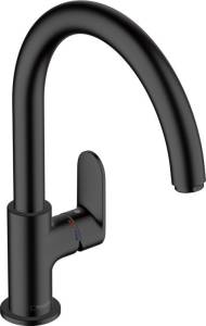 Смеситель для кухни Hansgrohe Vernis Blend M35 71870670 черный