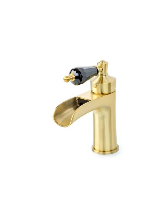 Смеситель для раковины Boheme Vogue 201-BSW бронза с черным SW