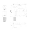 Смеситель для раковины Wonzon & Woghand WW-A40492-CR хром фото 6