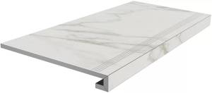 Ступень Kerama Marazzi Монте Тиберио SG850192R/GCF клееная серый светлый лаппатированный 33x80x0.9