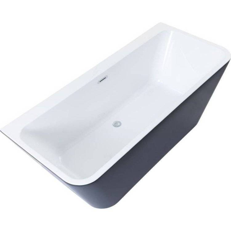 Акриловая ванна Aquanet Family Perfect 13775-GW-MB 170x75 белая глянцевая/черная матовая
