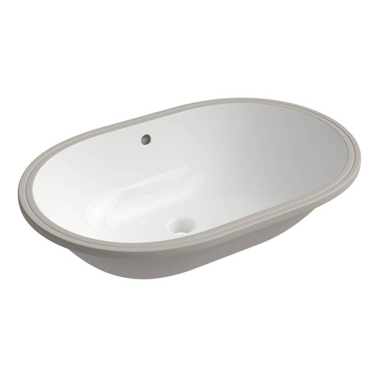 Раковина Aqueduto Sotto SOT0110 53x40, белый глянцевый