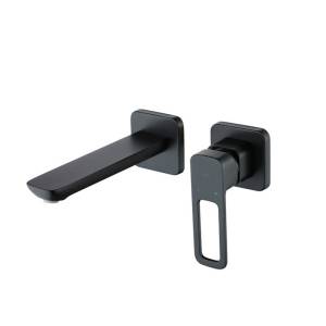 Смеситель для раковины Iddis Slide SLIBL00i65 с внутренней частью, черный