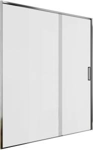 Душевая дверь в нишу Aquanet Pleasure Evo AE65-N150-CT профиль хром, прозрачное стекло