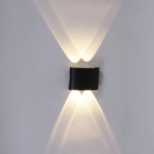 Уличный настенный светильник Reluce 86832-9.2-004KT LED4*1W BK
