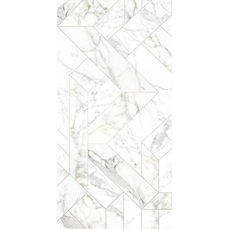 Керамогранит Naxos Rhapsody 118713 Outline White Levigato Rett 60x120