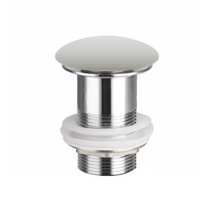 Донный клапан для раковины Ceramica Nova CN2000MSG с керамической накладкой, серый матовый