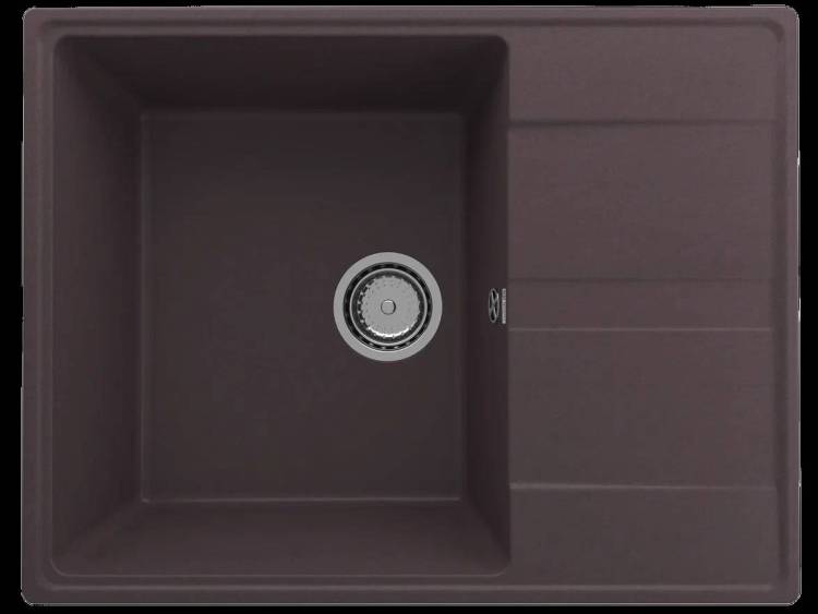 Мойка кухонная Ulgran Quartz Prima 650-06 трюфель