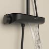 Душевая стойка Sancos Teo SC11002MB c термостатом, 3 режима, черный матовый фото 10
