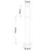 Уличное освещение Arte Lamp Salire A3157PA-1SS фото 4