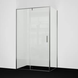Душевой уголок Wasserkraft Spree 14P17 профиль никель, стекло прозрачное, 100x80x200