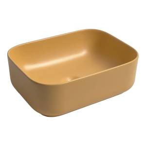 Раковина Gid Geometrico 53415 оранжевый матовый, 30 см