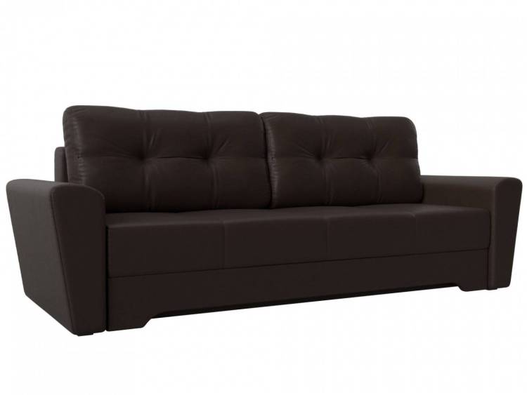 Диван прямой Лига Диванов Амстердам 105045 Коричневый