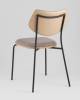 Стул Stool Group Casey B2171 K-6+M8506 D21 серо-коричневый с бежевой экокожей фото 6