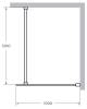 Душевая перегородка Cezares Liberta LIBERTA-L-1-100-120-BR-Cr хром фото 5