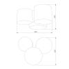 Потолочный светильник TK Lighting 3445 Mona Black/Gold фото 2