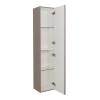Шкаф-пенал BelBagno KRAFT-1600-1A-SC-СO Бежевый матовый, 33x160 фото 3