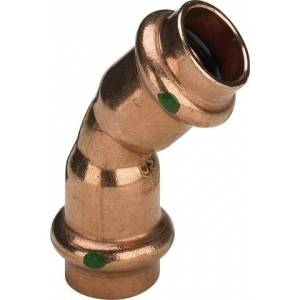 Отвод 45 медный Viega Profipress с SC-Contur d=35 (арт. 292 379)
