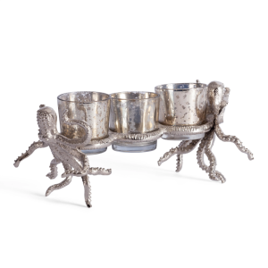 Подсвечник Tetchair Secret De Maison Octopus3 (mod. 3923) 20314 алюминиевый сплав, 24,5x11,5x11 см, никель, nickel antique