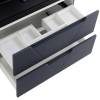 Тумба с раковиной Belbagno Vittoria VITTORIA-1000-2C-SO-GO-P 100x45x57 Grigio Opaco подвесная с двумя выкатными ящиками фото 9
