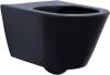 Унитаз подвесной Aquanet Lake LAKE-WB черный матовый, с сиденьем фото 8