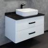 Тумба с раковиной Comforty Амстердам 95 00-00014001 белый фото 2