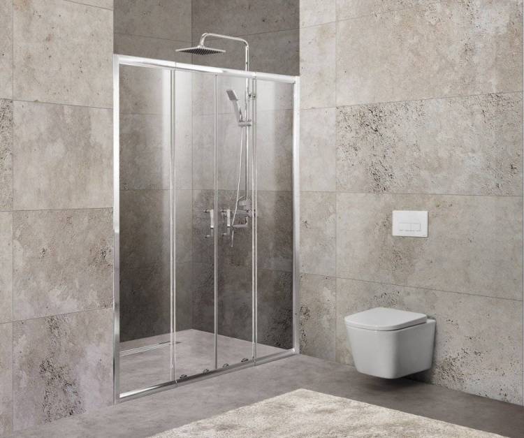 Душевая дверь BelBagno Unique BF-2-170/200-C-Cr