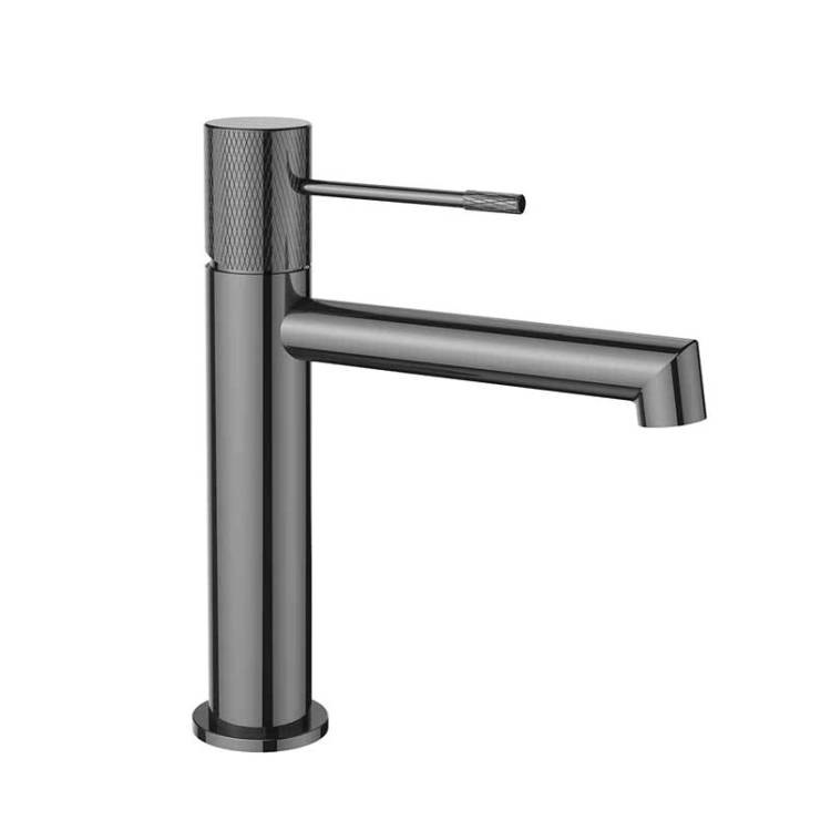 Смеситель для раковины Vincea Desire VBF-1D1GM вороненая сталь