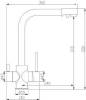 Смеситель для кухни ZorG Steel Hammer SH 552 BRONZE фото 2