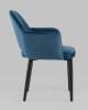 Кресло Stool Group Венера MC16-2 KD HLR-63 велюр сине-зеленый фото 3