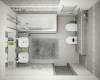 Керамогранит Lasselsberger Ceramics Fiori Grigio 6046-0197 темно-серый 45x45 фото 6