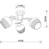 Потолочная люстра Arte Lamp Atria A4121PL-3WH фото 2