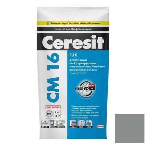 Клей Ceresit CM 16 Flex для плитки эластичный Серый 5 кг