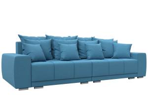 Прямой диван Лига Диванов Лига-028 125944 амур голубой
